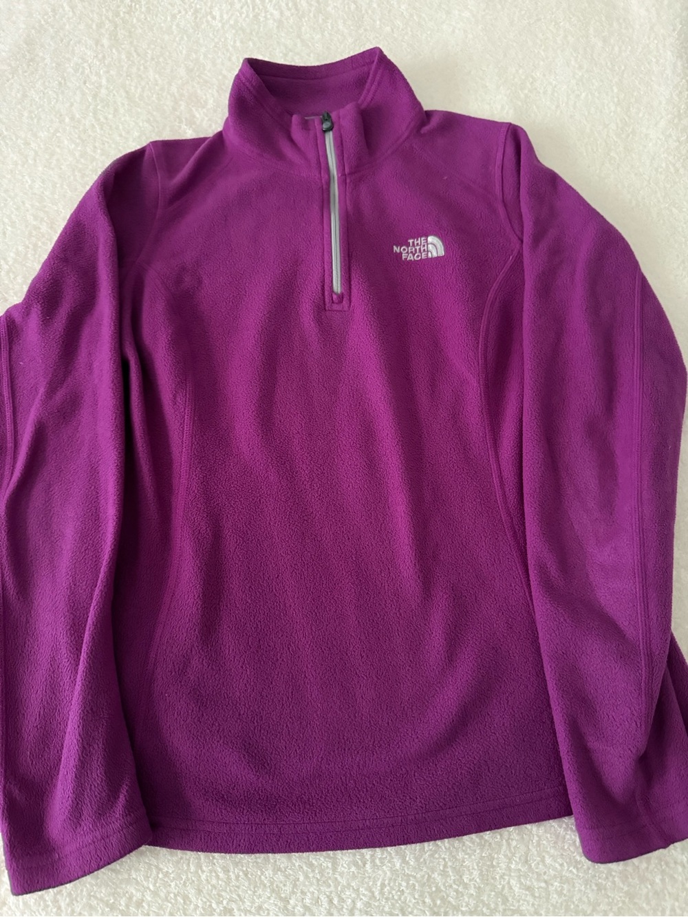 The North Face Women's Deep Purple 1/4 Zip Fleece Pullover